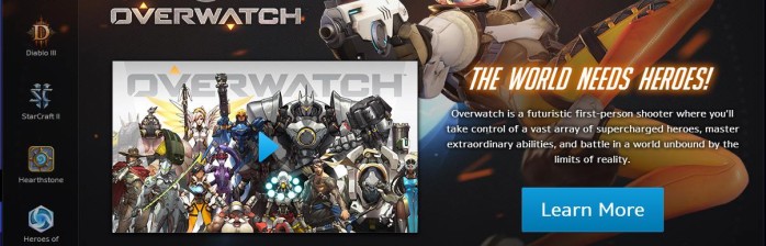 Esclarecimento sobre os botões de instalação de Overwatch no Launcher