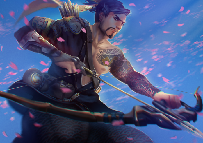 Hanzo por CrownedKings